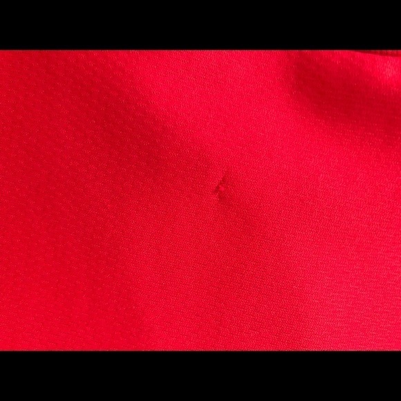 Adidas Men's Team Issue Climawarm Logo Hoodie Sz. L Red Large Mesh Lining - Picture 6 of 8